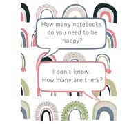 To Be Happy - Notebook, Journal, or Planner with 333 Graph Pages. A versatile notebook designed for work, school, daily planning, note-taking, travel ... creative journaling: Color - Muted Rainbows