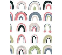 To Be Happy - Notebook, Journal, or Planner with 333 Graph Pages. A versatile notebook designed for work, school, daily planning, note-taking, travel ... creative journaling: Color - Muted Rainbows