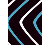 To Be Happy - Notebook, Journal, Planner with 333 Graph Pages. A versatile notebook designed for work, school, planning, note-taking, travel writing, and creative journaling: Color - Black and Teal