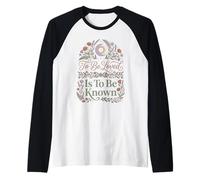 To Be Loved Is To Be Known Retro Vintage Love Cita 1 Camiseta Manga Raglan