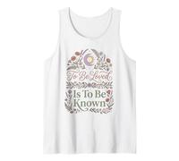 To Be Loved Is To Be Known Retro Vintage Love Cita 1 Camiseta sin Mangas
