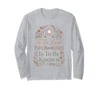 To Be Loved Is To Be Known Retro Vintage Love Cita 1 Manga Larga