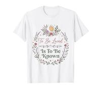 To Be Loved Is To Be Known Retro Vintage Love Cita 9 Camiseta