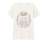 To Be Loved Is To Be Known Retro Vintage Love Cita 9 Camiseta Premium