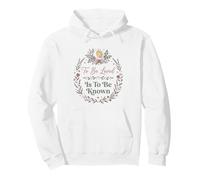 To Be Loved Is To Be Known Retro Vintage Love Cita 9 Sudadera con Capucha