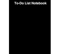To-Do List Notebook | Daily Checklist Planner with Water Tracker | Minimalist Design: Daily Productivity Checklist • Hydration Tracker • Simple Minimalist Interior (Black Edition)