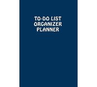 To-Do List Organizer Planner: Navy Blue 6x9 Edition with Notes Section