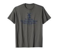 To Dream The Impossible Dream Windmill Estampado Azul Marino Camiseta