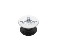 To Dream The Impossible Dream Windmill Estampado Azul Marino PopSockets PopGrip Adhesivo