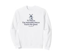 To Dream The Impossible Dream Windmill Estampado Azul Marino Sudadera