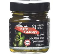 To Filema Tis Lelas Fruta en Almíbar Hecho a mano - Higo Sin azúcar añadido, Paquete de 2 x 240 g (Total: 480g)