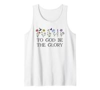 To God Be The Glory Christian Just Here to Give God Glory Camiseta sin Mangas