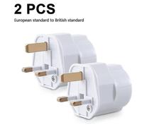 To Plug Adapter, Set Of 2 Pieces, Converts All G-type Plugs From Uk, , Singapore, , Uae