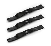 To the South® Cortadora de césped Cuchillos adecuados para Stiga Park 110 Combi (42,5 cm) juego de 3 cuchillas de corte