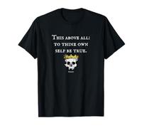 To Thine Own Self Be True Hamlet Shakespeare Cita Camiseta