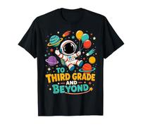 To Third Grade and Beyond Astronaut Back To School Kids Camiseta