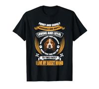 To This Face I Love My Basset Hound Dog Funny Puppy Dogs Camiseta gráfica económica