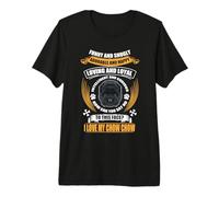To This Face I Love My Chow Chow Dog Funny Puppy Dogs Lover Camiseta Premium
