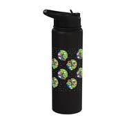 ザ・スーパーマリオギャラクシー・ムービー Toad and Yoshi All Over Print Stainless Steel Insulated Water Bottle