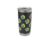 ザ・スーパーマリオギャラクシー・ムービー Toad and Yoshi All Over Print Vaso térmico de acero inoxidable de doble pared