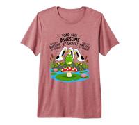 Toadally Awesome 1er Grado Divertido Gaviota Rana Maestro niños Camiseta Premium