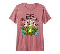 Toadally Awesome 2do Grado Divertido Gaviota Rana Maestro niños Camiseta Premium