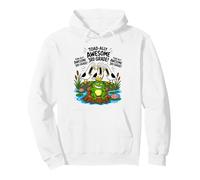 Toadally Awesome 2do Grado Divertido Gaviota Rana Maestro niños Sudadera con Capucha
