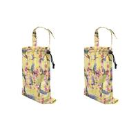 TOADDMOS Cherry Hummingbird - Bolsa de basura plegable para colgar en el coche, juego completo de 2 bolsas de almacenamiento para asiento trasero de coche, mantiene tu vehículo limpio
