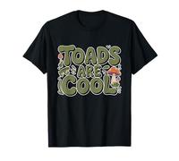 Toads Are Cool Whimsical Cute Mushroom Cottagecore Fashion Camiseta