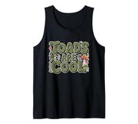 Toads Are Cool Whimsical Cute Mushroom Cottagecore Fashion Camiseta sin Mangas