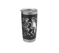 Toads Dancing On The Sabbath Diccionario Arte infernal Vaso térmico de acero inoxidable de doble pared