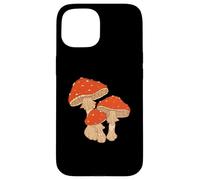 Toadstool Fly Agaric Foraging Champiñón Carcasa para iPhone 15