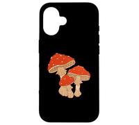 Toadstool Fly Agaric Foraging Champiñón Carcasa para iPhone 16