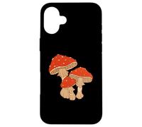 Toadstool Fly Agaric Foraging Champiñón Carcasa para iPhone 16 Plus