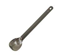 TOAKS Cuchara de mango largo de titanio con cuenco pulido cubiertos de camping al aire libre (SLV-11)