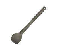 TOAKS Cuchara de titanio de mango largo con cuenco pulido, cubiertos de camping al aire libre (SLV-03)