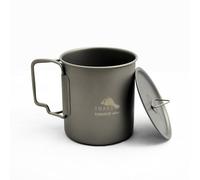 TOAKS - Taza de Titanio para Acampada (450 ml, con Tapa)