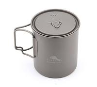 TOAKS Taza de titanio ultraligera portátil para agua (750 ml)