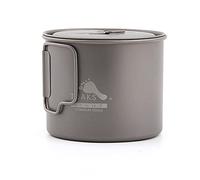 TOAKS Taza/Olla Portátil Ultraligera de Titanio para Acampar (550ml[POT-550-L])