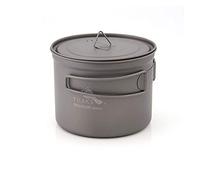 TOAKS Taza/Olla Portátil Ultraligera de Titanio para Acampar (900ml[POT-900-D115])