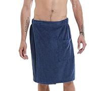 Toalla Ajustable para Hombre con Bolsillo, Toalla Portátil tipo Falda para Gimnasio, Ducha, Sauna, Spa y Playa