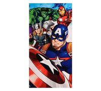 Toalla Avengers 70 x 140 cm Niño y Niña - Toalla Infantil Marvel Suave y Absorbente para Playa, Pisicna y Natación, Toalla Infantil Verano 2-10 Años