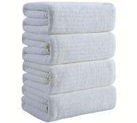 Toalla Baño Microfibra, Toalla Baño Absorbente, Toalla de Baño Grande de Felpa para Adultos, Modelo Grueso de Secado Rápido con Borde Reforzado y Gancho (I 40x80cm)