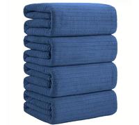 Toalla Baño Microfibra, Toalla Baño Absorbente, Toalla de Baño Grande de Felpa para Adultos, Modelo Grueso de Secado Rápido con Borde Reforzado y Gancho (C 90x180cm)