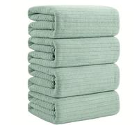 Toalla Baño Microfibra, Toalla Baño Absorbente, Toalla de Baño Grande de Felpa para Adultos, Modelo Grueso de Secado Rápido con Borde Reforzado y Gancho (G 70x140cm)