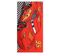 Toalla Cars 70 x 140 cm Niño y Niña - Toalla Infantil Disney Rayo Mcqueen Suave y Absorbente para Playa, Pisicna y Natación, Toalla Infantil Verano 2-10 Años