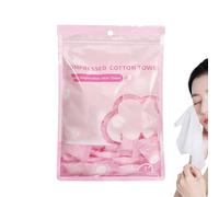 Toalla comprimida - Paquete de tela compacta y fácil de viajar, tejido expansor desechable, colección de paños de limpieza suaves para la piel, solución de lavado ligera y lista para usar | Para