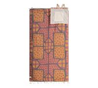 Toalla convertible 2 en 1, mochila de microfibra de gran tamaño sin arena con bolsillo interior con cremallera, bolsa ligera de secado rápido para manta de playa, Red, 90 x 180 cm, Casual