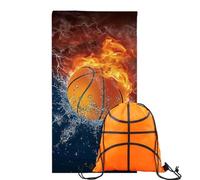Toalla De Baloncesto 2pcs Toallas De Playa Baloncesto, Toalla De Playa De Microfibra Baloncesto De Secado Rápido Toalla De Baño, Toallas Gimnasio, para Deporte Viajes Yoga Camping Playa