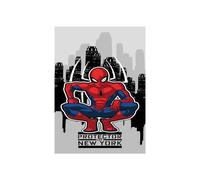 Toalla de baño - AYMAX - Spiderman - 70x140cm - Poliéster - Multicolor